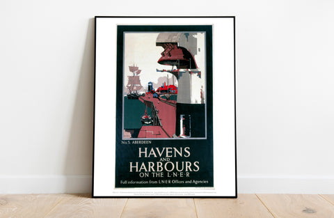 Havens And Harbours Aberdeen - 11X14inch Premium Art Print