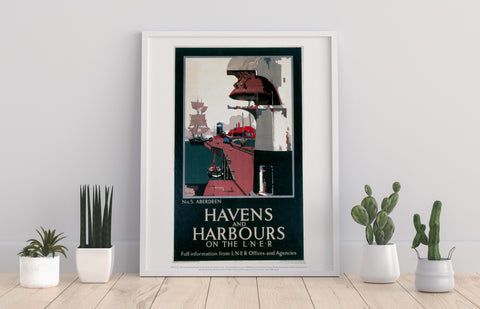 Havens And Harbours Aberdeen - 11X14inch Premium Art Print