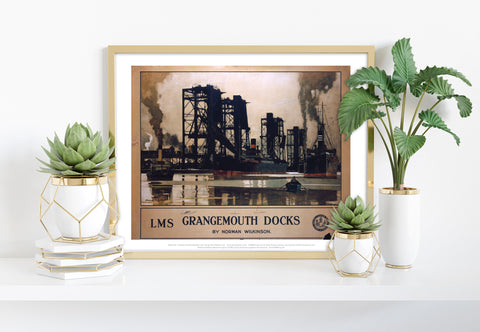 Grangemouth Docks Lms - 11X14inch Premium Art Print