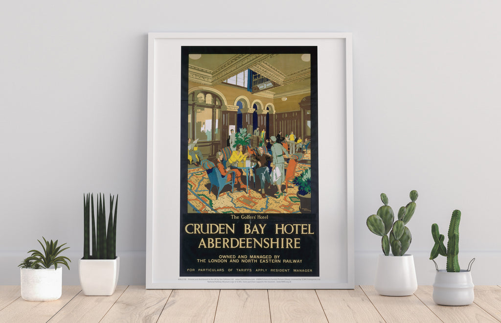 Cruden Bay Hotel Aberdeenshire - 11X14inch Premium Art Print