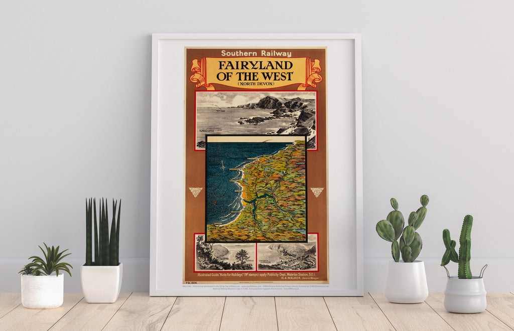 North Devon Fairyland Of The West - 11X14inch Premium Art Print