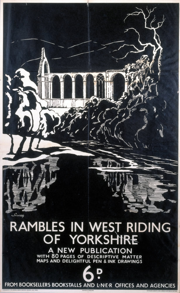 Rambles in West Riding Yorkshire 24" x 32" Matte Mounted Print