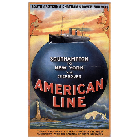 American Line 24" x 32" Matte Mounted Print