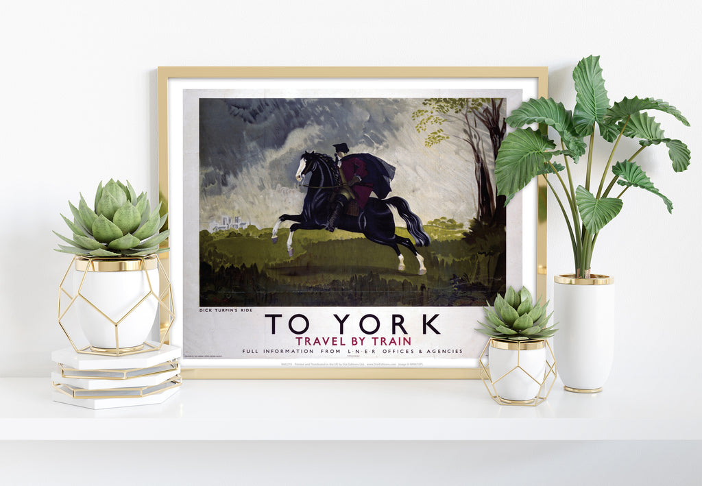 To York, Dick Turpin's Ride - 11X14inch Premium Art Print
