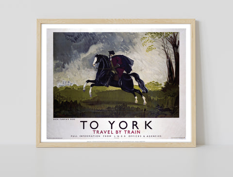 To York, Dick Turpin's Ride - 11X14inch Premium Art Print