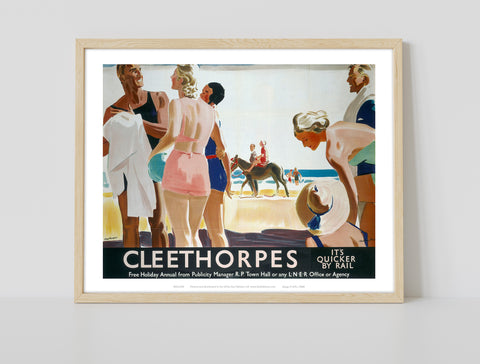 Cleethorpes It's Quicker By Rail - 11X14inch Premium Art Print