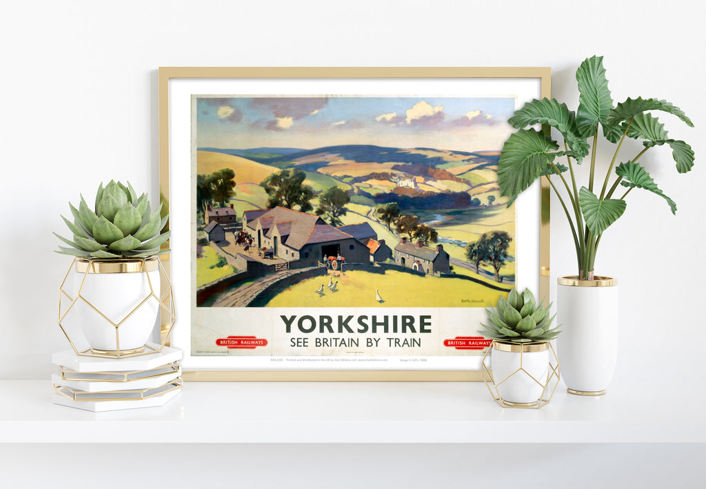 Yorkshire - British Railways - 11X14inch Premium Art Print