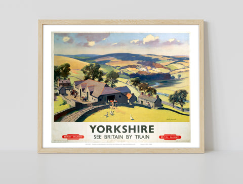 Yorkshire - British Railways - 11X14inch Premium Art Print