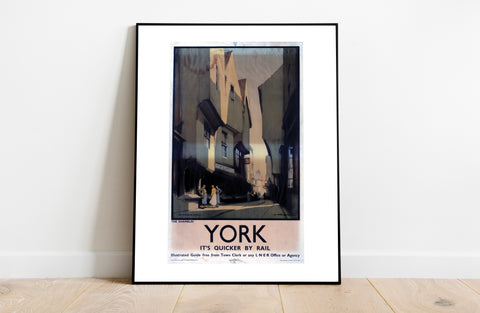 York, The Shambles - 11X14inch Premium Art Print