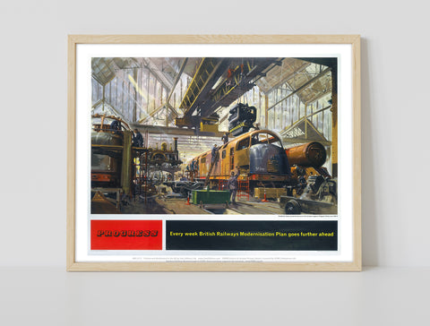 Progress - Modernisation Plan British Railways - Art Print