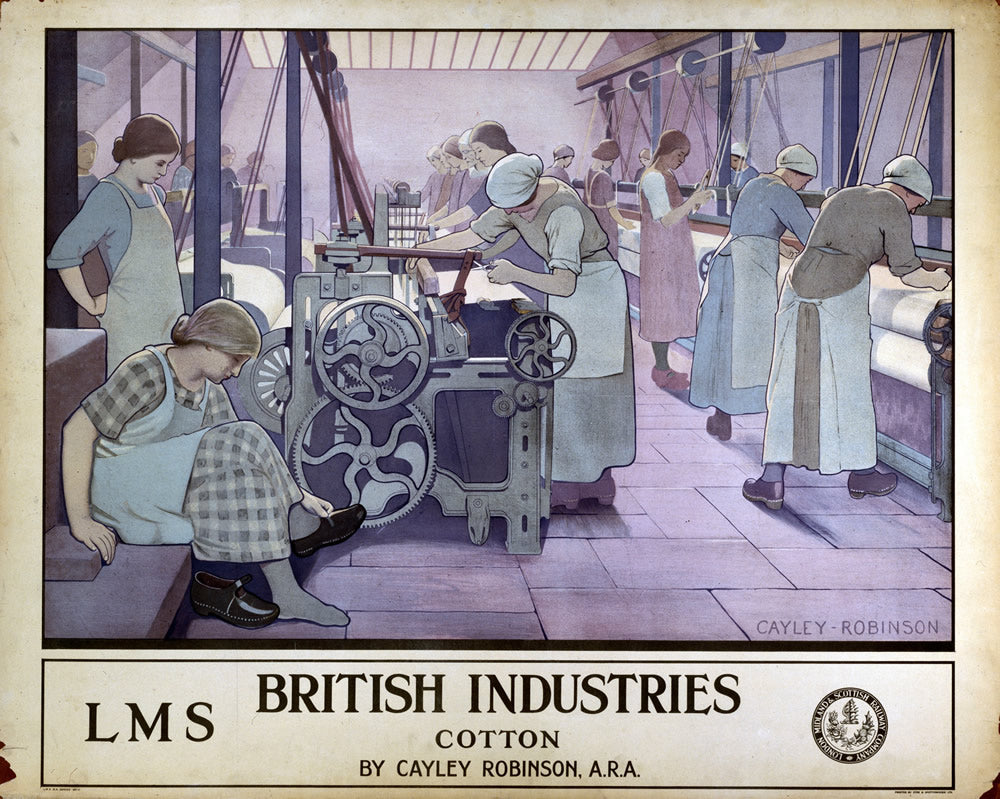 British Industries Cotton LMS 24" x 32" Matte Mounted Print