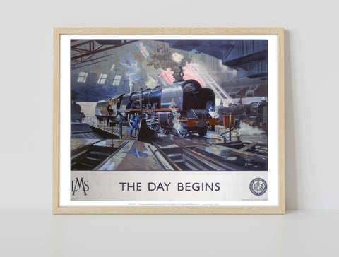 The Day Begins Lms Engine - 11X14inch Premium Art Print