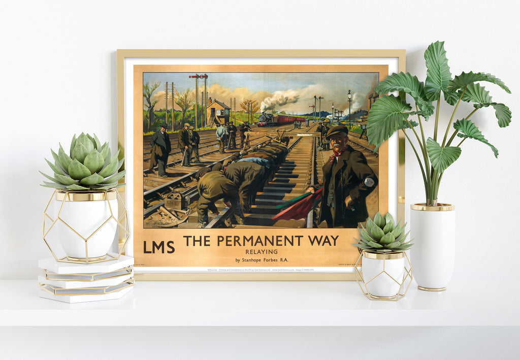 The Permanent Way - Relaying Lms - 11X14inch Premium Art Print