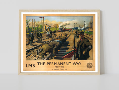 The Permanent Way - Relaying Lms - 11X14inch Premium Art Print
