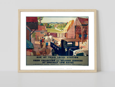 Lner Farm Collection And Delivery Service - Art Print