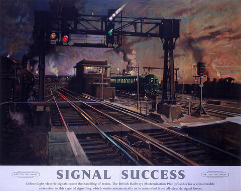 Signal Success 24" x 32" Matte Mounted Print