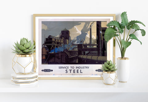 Service To Industry - Steel - 11X14inch Premium Art Print