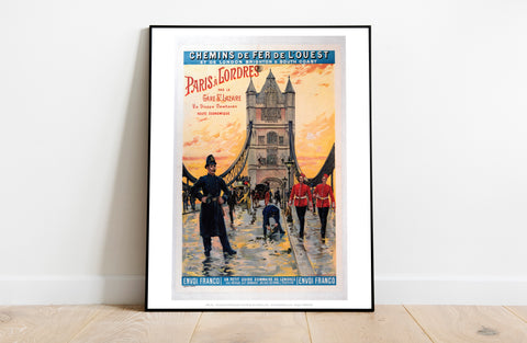 Paris A Londres - 11X14inch Premium Art Print