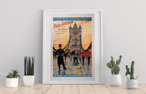 Paris A Londres - 11X14inch Premium Art Print