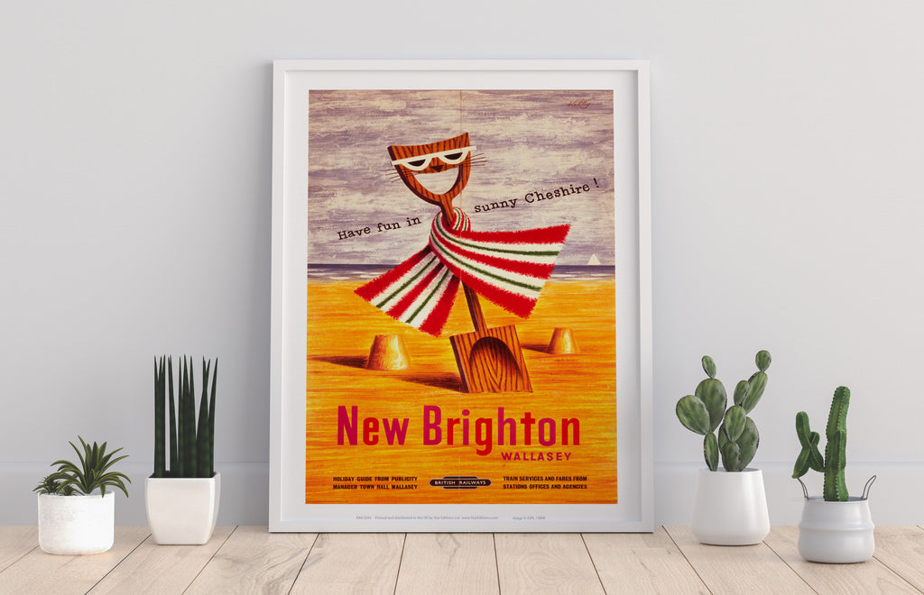 New Brighton Wallasey - Sunny Cheshire - Premium Art Print