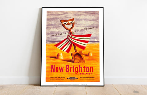 New Brighton Wallasey - Sunny Cheshire - Premium Art Print