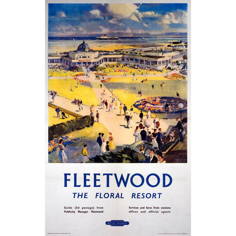 Fleetwood The Floral Resort 24" x 32" Matte Mounted Print