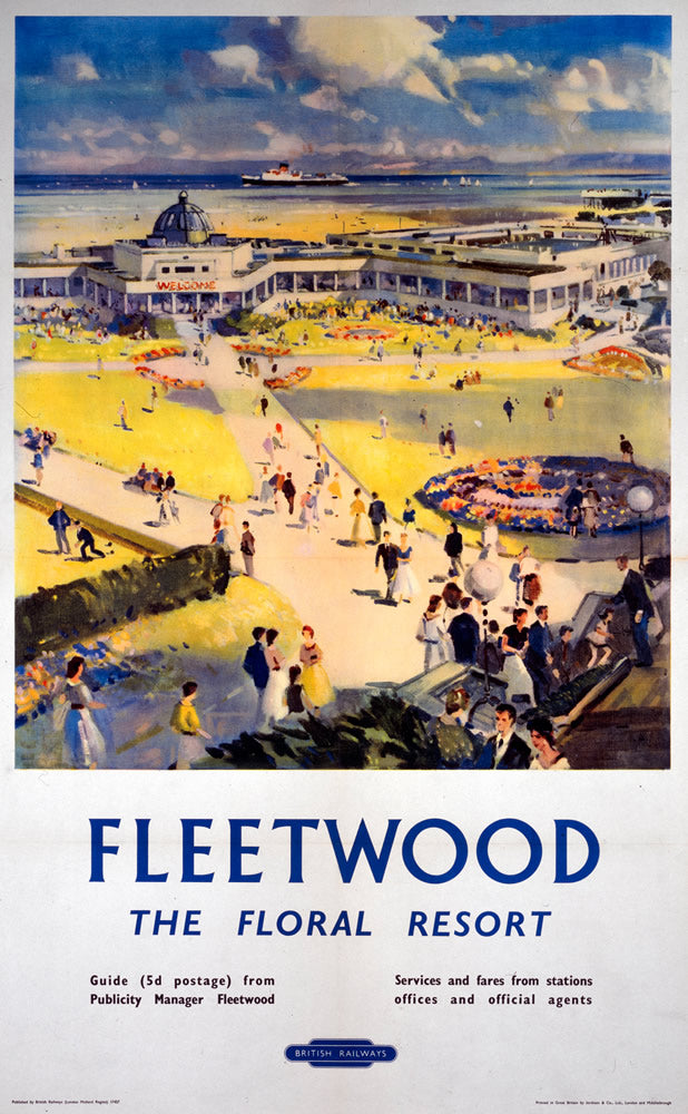 Fleetwood The Floral Resort 24" x 32" Matte Mounted Print