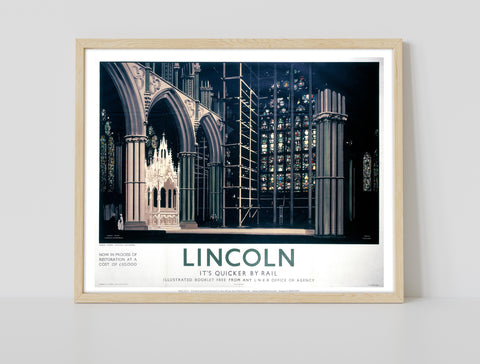 Lincoln Cathedral, Angel Choir - 11X14inch Premium Art Print