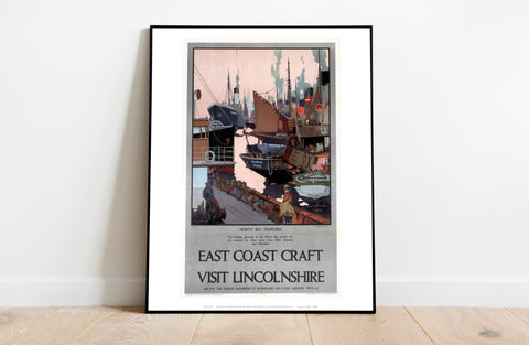 North Sea Trawlers - East Coast Craft Lincolnshire Art Print