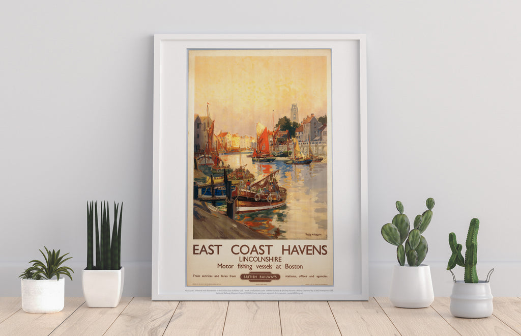 Lincolnshire East Coast Havens - Motor Fishing - Art Print
