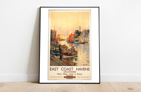 Lincolnshire East Coast Havens - Motor Fishing - Art Print