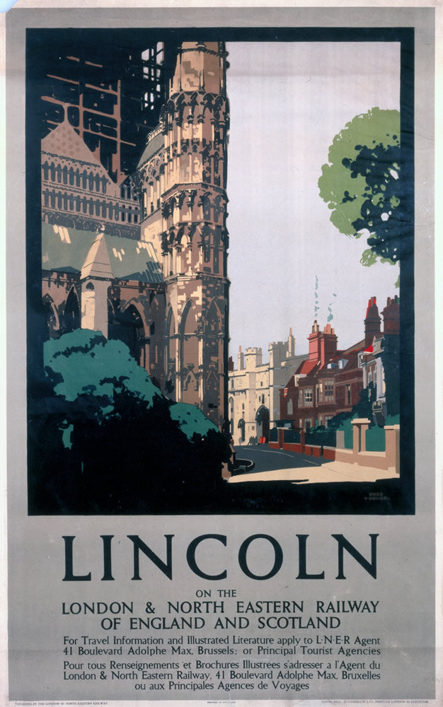 Lincoln LNER 24" x 32" Matte Mounted Print