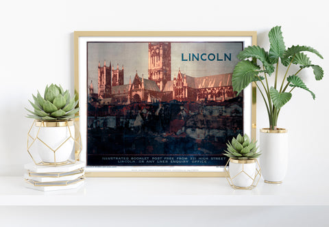 Lincoln Cathedral - 11X14inch Premium Art Print