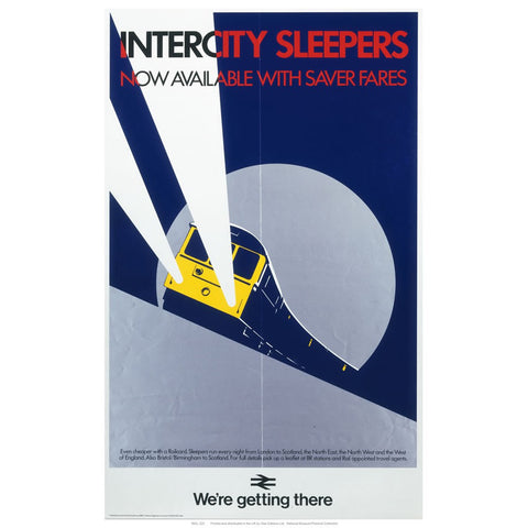 Intercity Sleepers 24" x 32" Matte Mounted Print