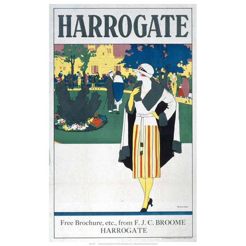 Harrogate Lady 24" x 32" Matte Mounted Print