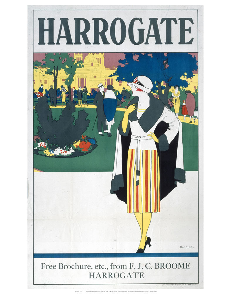 Harrogate Lady 24" x 32" Matte Mounted Print