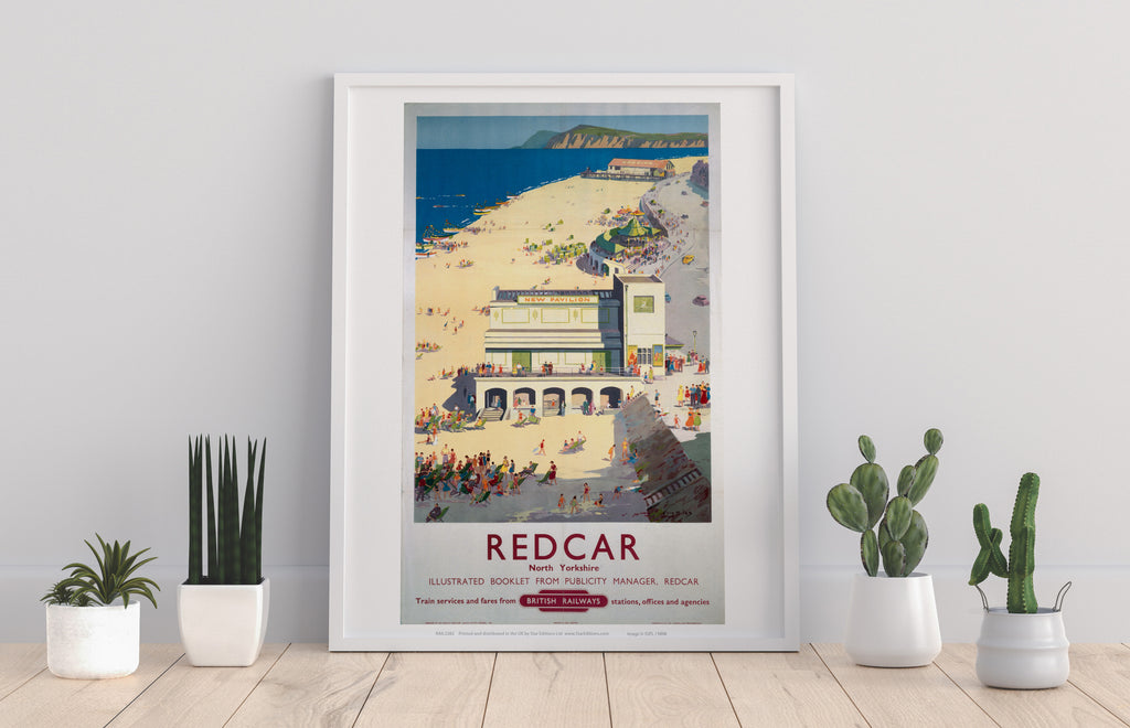 Redcar North Yorkshire - 11X14inch Premium Art Print