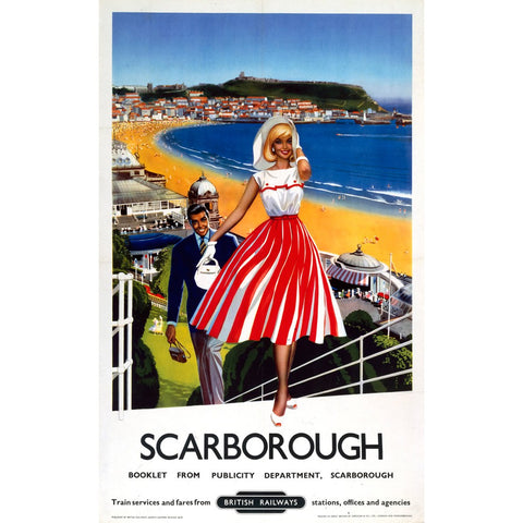 Scarborough View 24" x 32" Matte Mounted Print