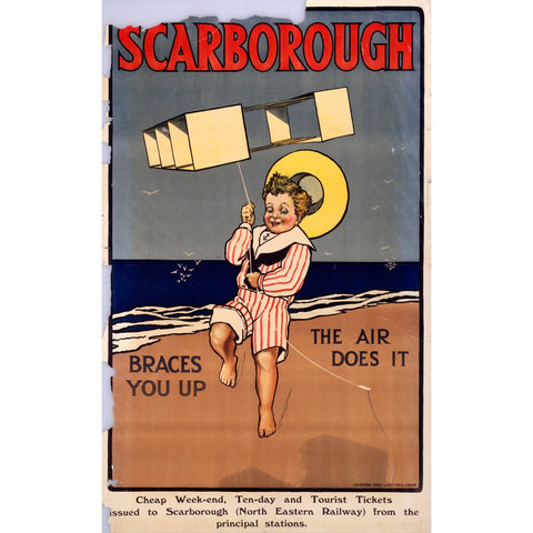 Scarborough Braces you Up 24" x 32" Matte Mounted Print