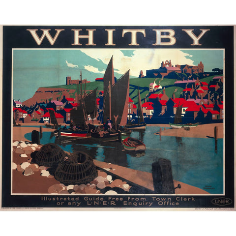 Whitby LNER 24" x 32" Matte Mounted Print