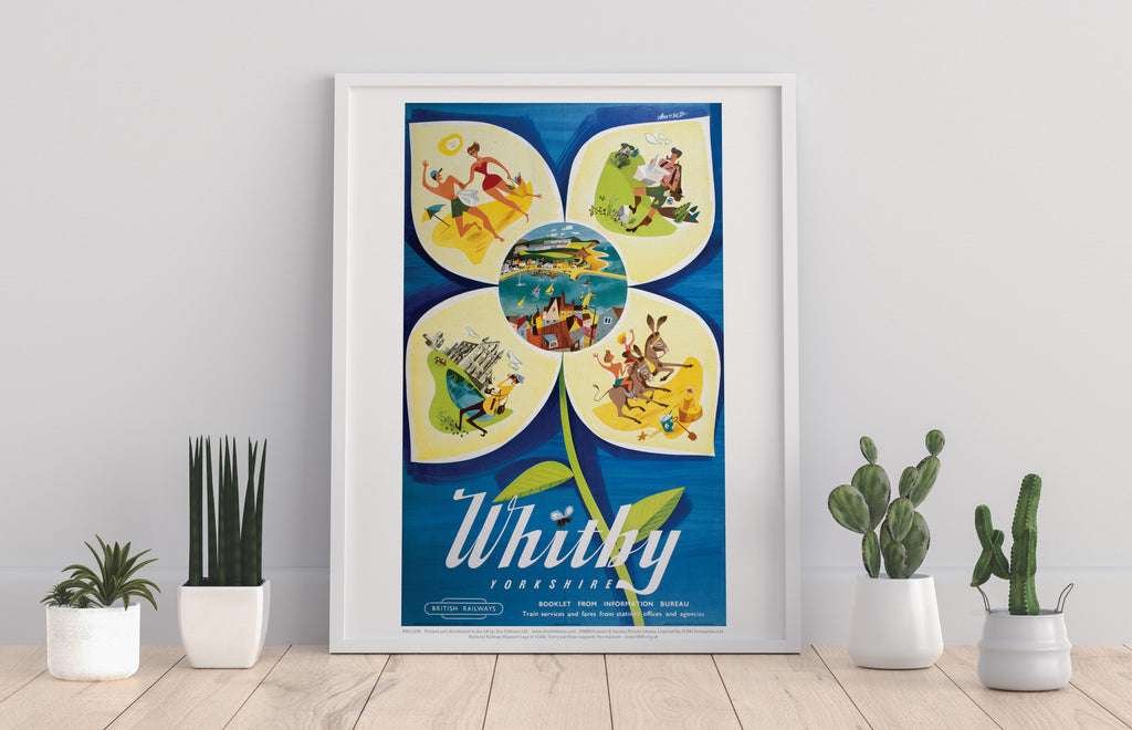 Whitby Yorkshire British Railways - 11X14inch Premium Art Print