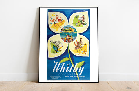 Whitby Yorkshire British Railways - 11X14inch Premium Art Print