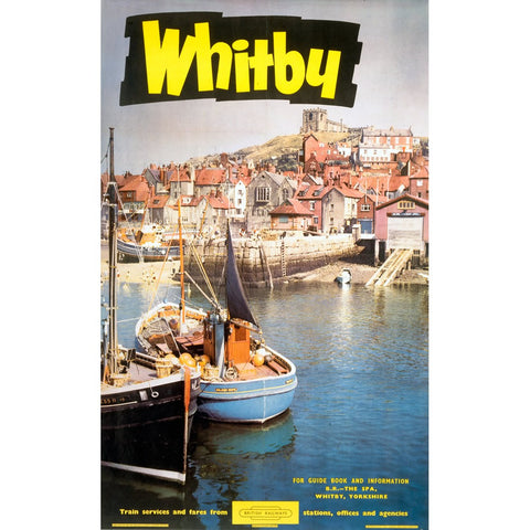 Whitby British Railways 24" x 32" Matte Mounted Print