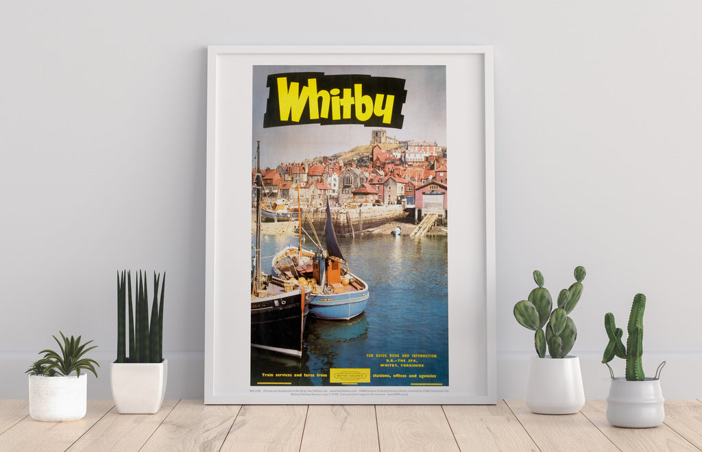 Whitby Boats - British Railways - 11X14inch Premium Art Print