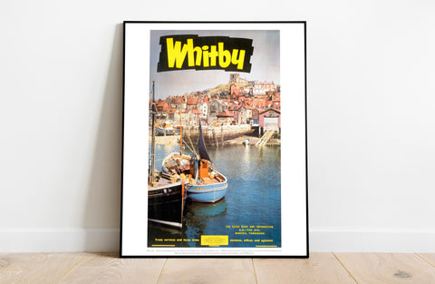 Whitby Boats - British Railways - 11X14inch Premium Art Print