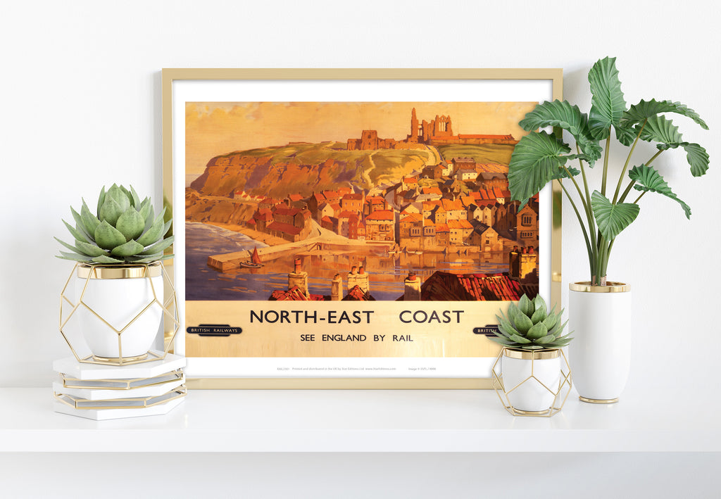 North East Coast, Whitby - 11X14inch Premium Art Print