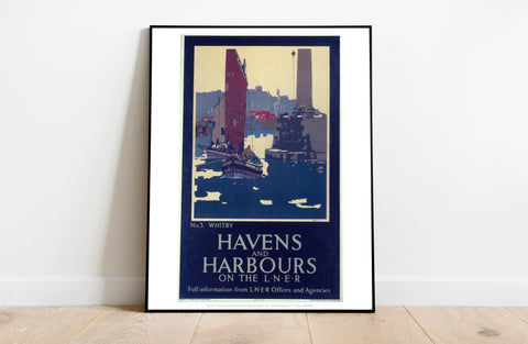 Havens And Harbours No 3 Whitby - Lner - Premium Art Print