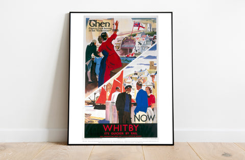 Whitby Then And Now - 11X14inch Premium Art Print