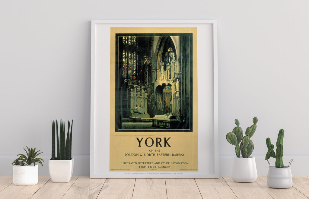 York Minster On The Lner - 11X14inch Premium Art Print