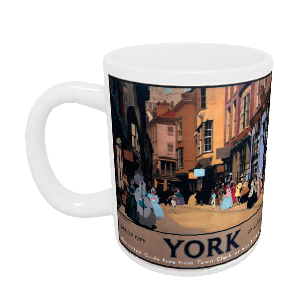 Walled City York of Ancient Days LNER Mug